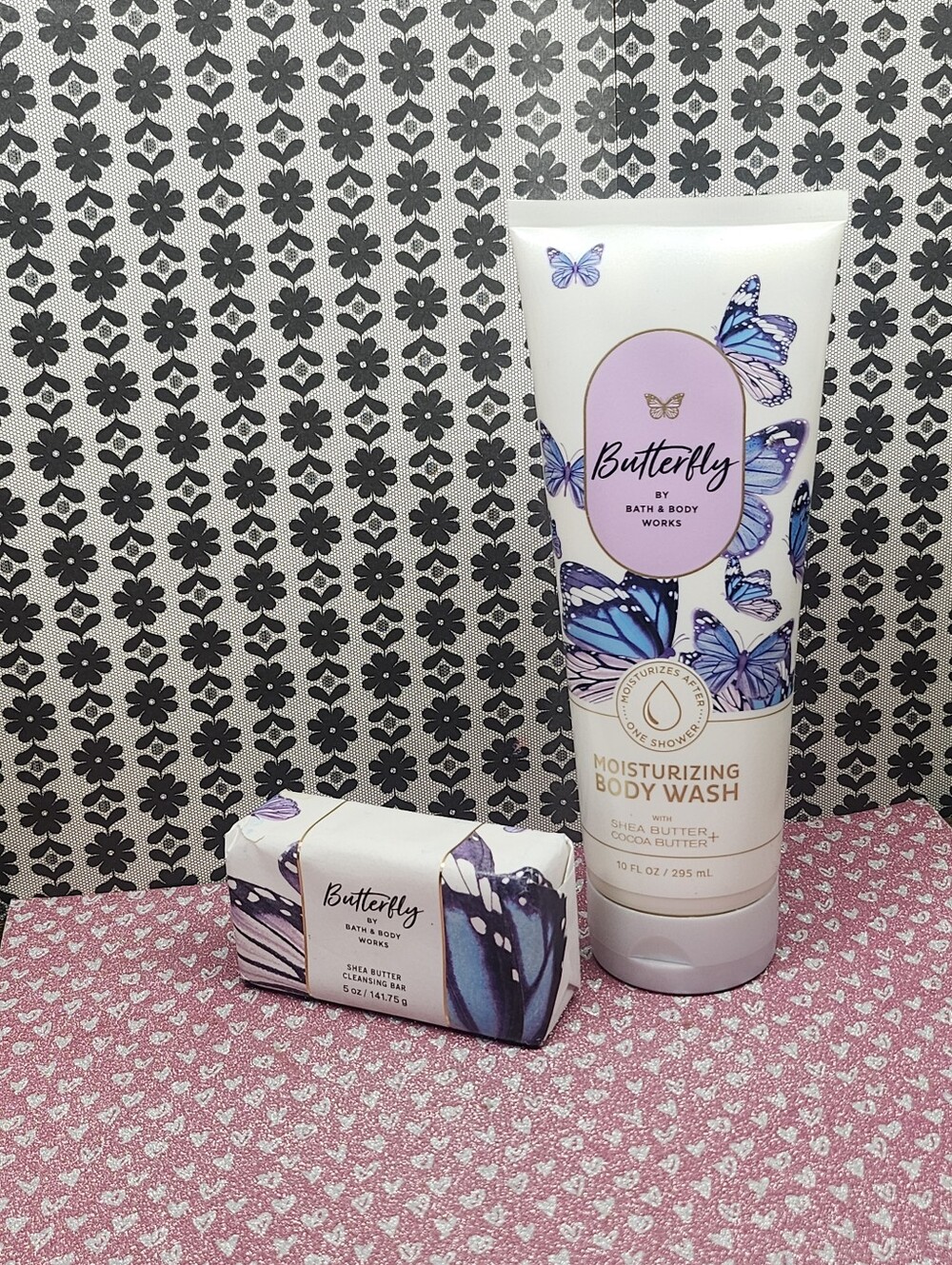 Bath And Body Works - Butterfly - Bar Soap And Body Wash - Full Size - New